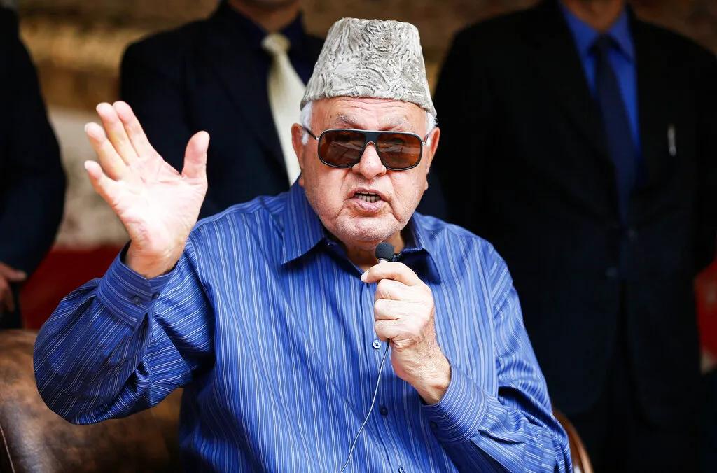 National Conference Chief Farooq Abdullah 