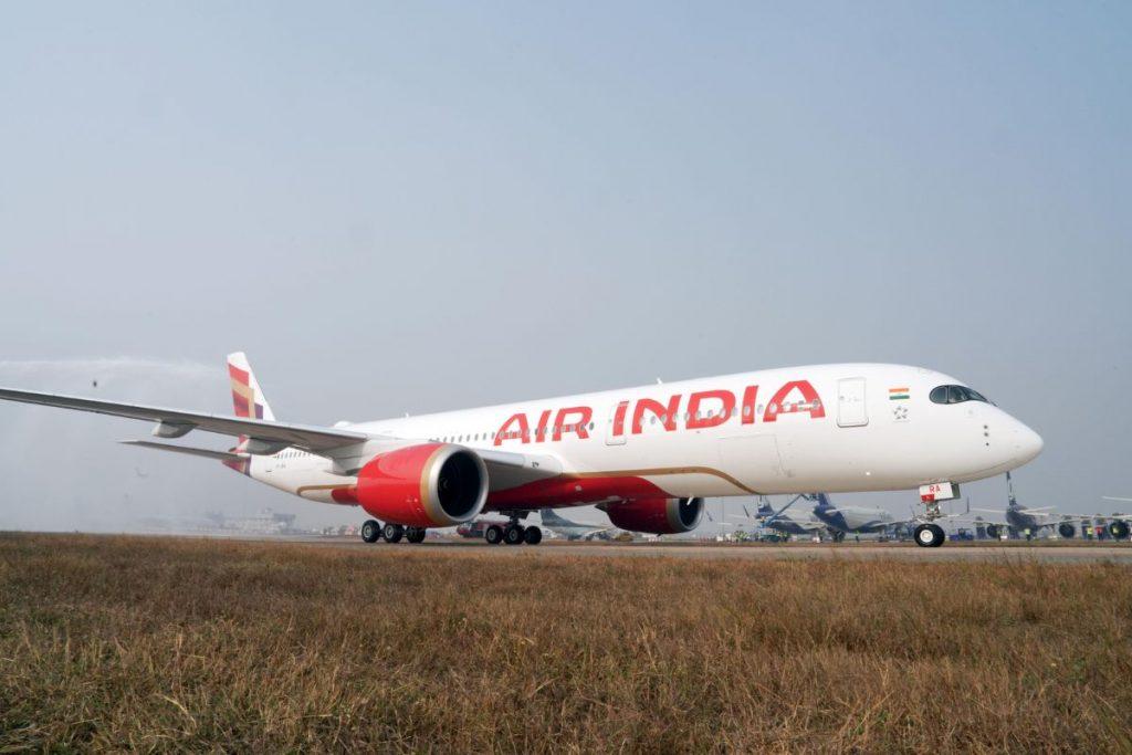 Air India flight land