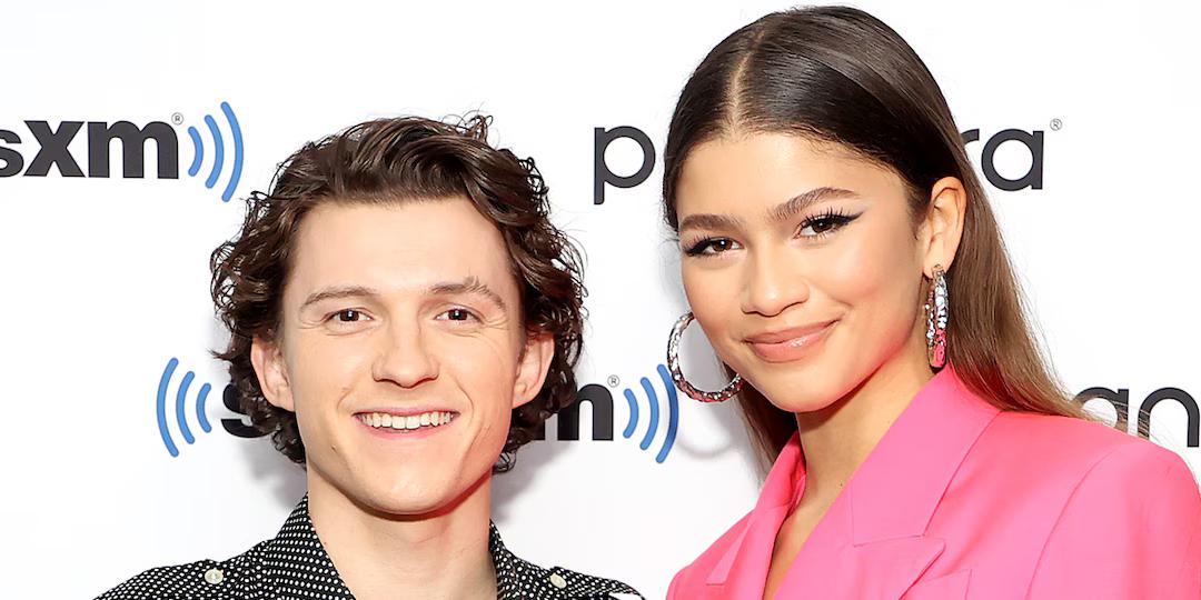 Zendaya with Tom Holland