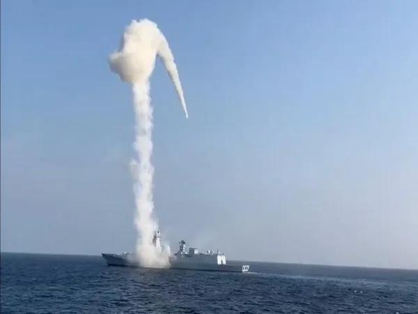 BrahMos missile firing by a warship recently