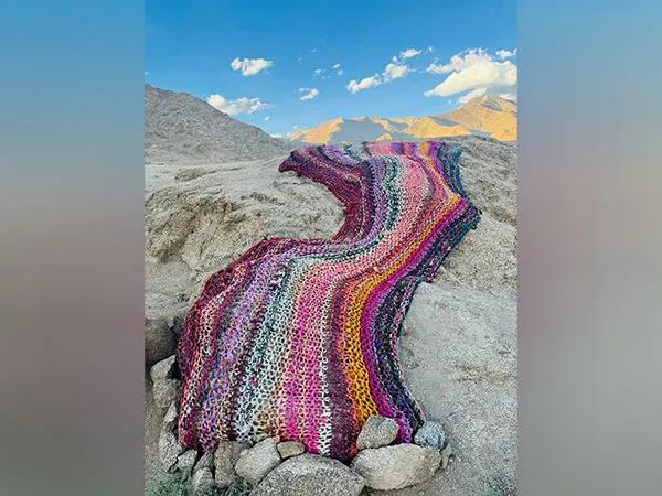 Artists at Asia’s highest land art exhibition Sa Ladakh 