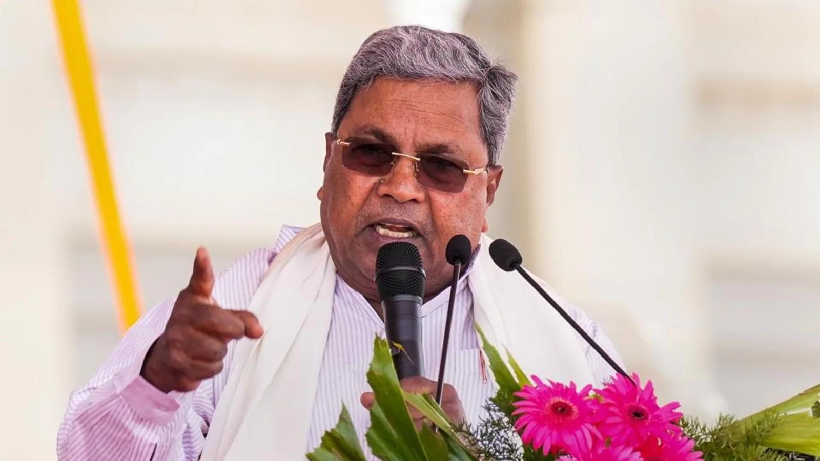 Siddaramaiah resignation