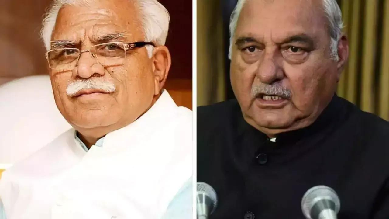 Bhupinder Hooda mocks Khattar's "Jan Samvad" programme, saying they only remember villages around polls
