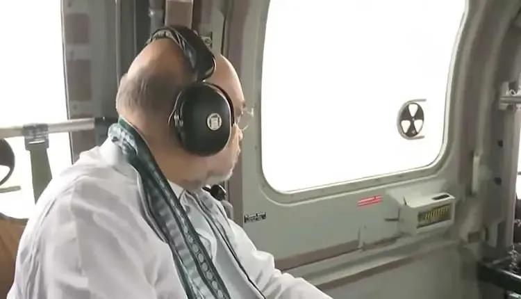  Shah conducts aerial survey of cyclone-hit areas in Gujarat