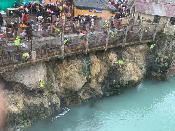 Cleanliness Drive By ITBP At Shri Badrinath Dham