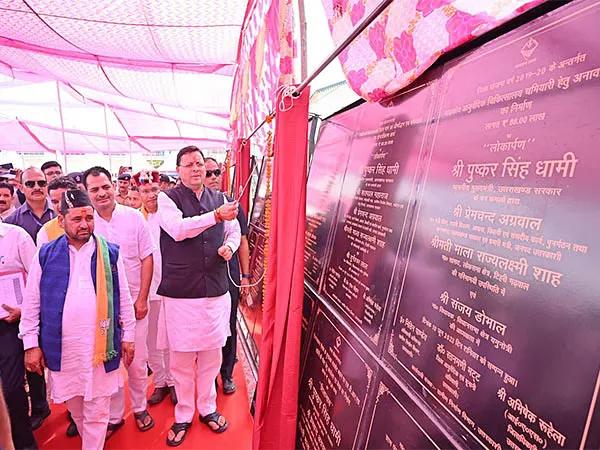 Uttarakhand CM Inaugurates, Lays Foundation Stone