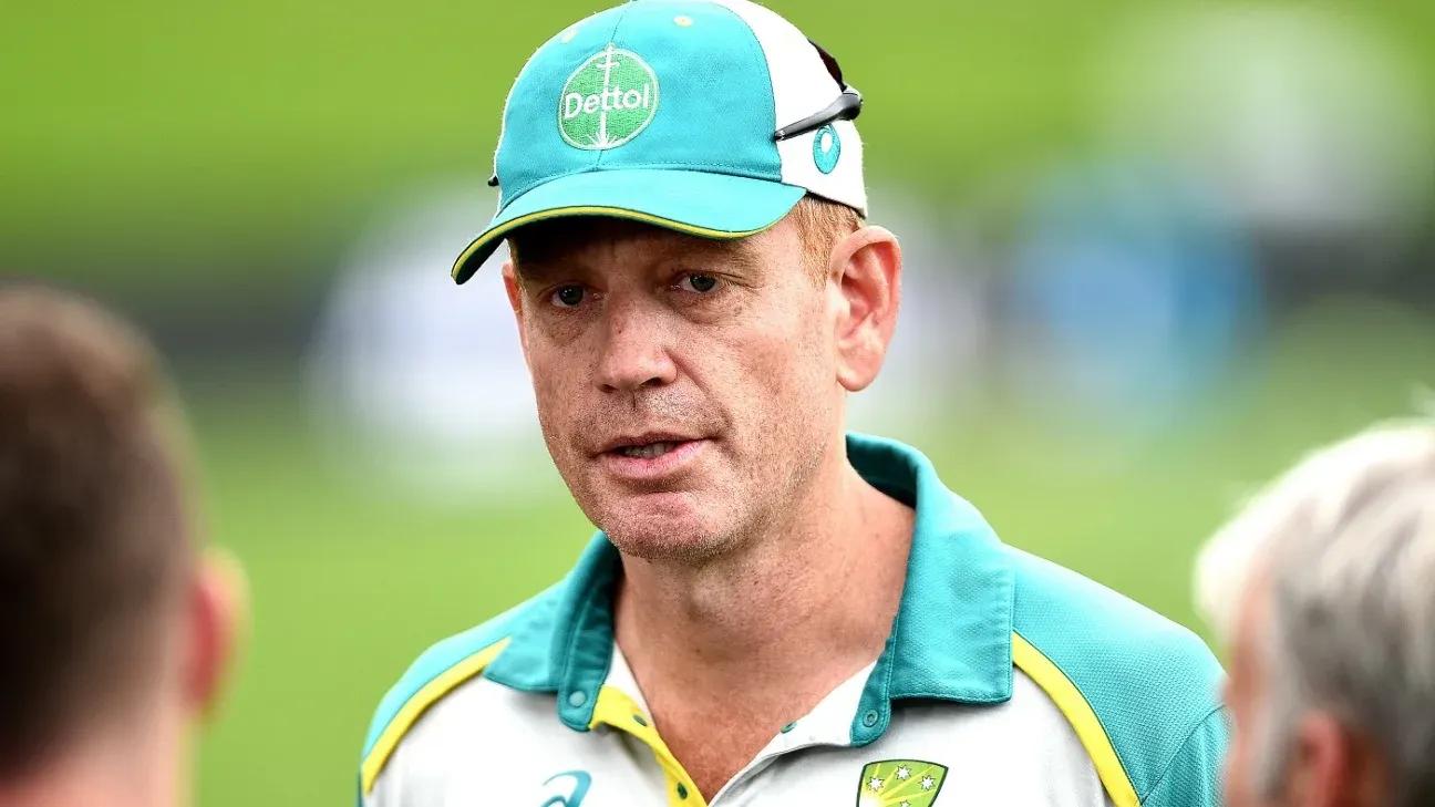 Australia's coach Andrew McDonald.