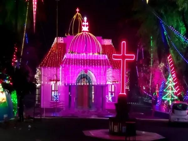 Churches in Ujjain decorated for Christmas