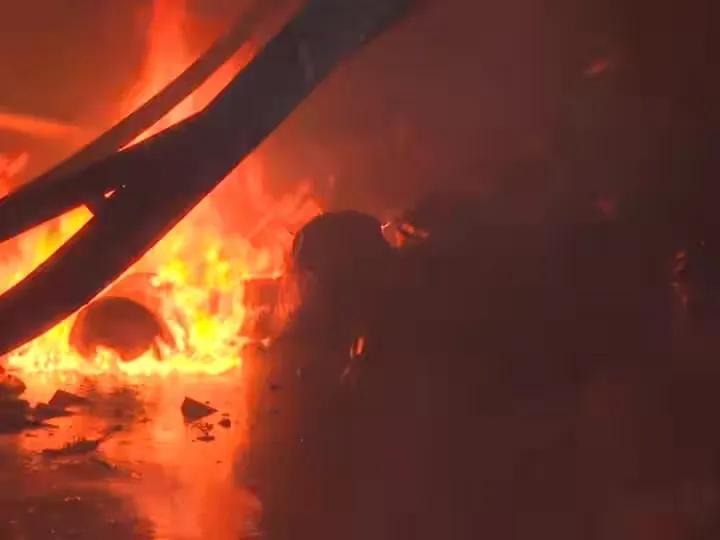 Massive blaze at factory in UP's Sahibabad, fire fighters take 15 hours to control