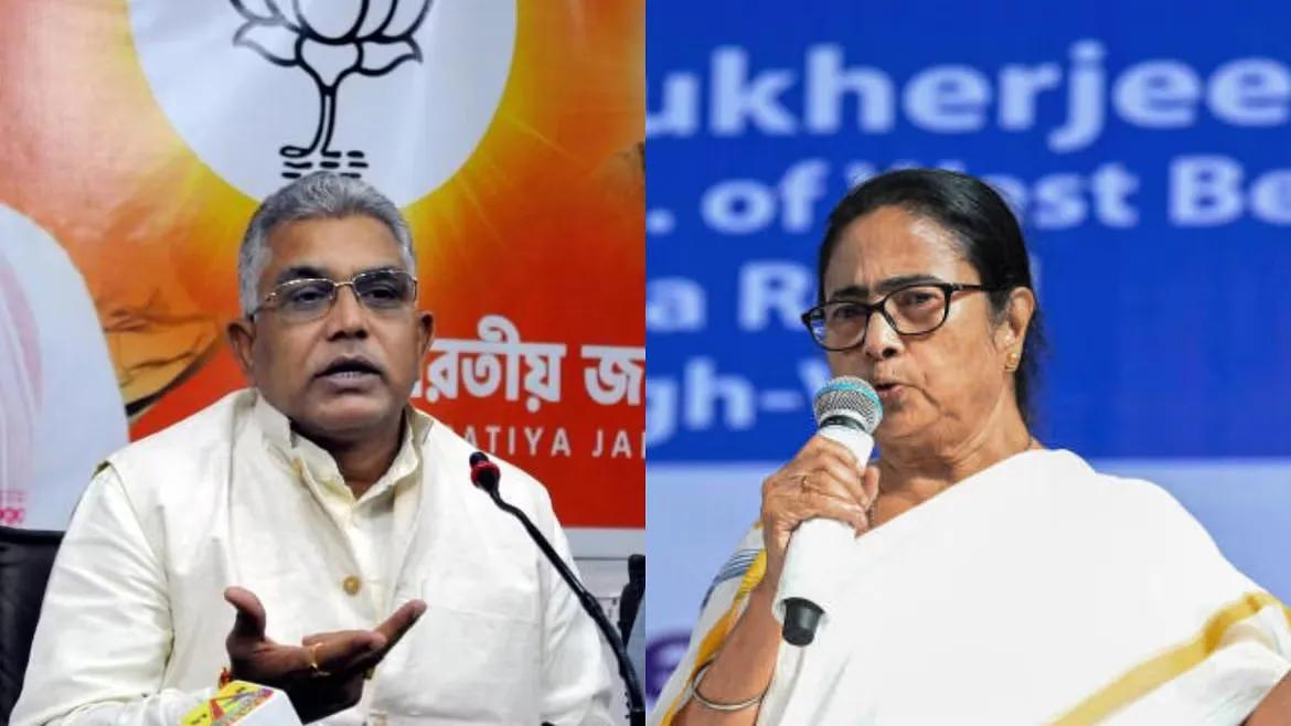 Dilip Ghosh and Mamata Banerjee