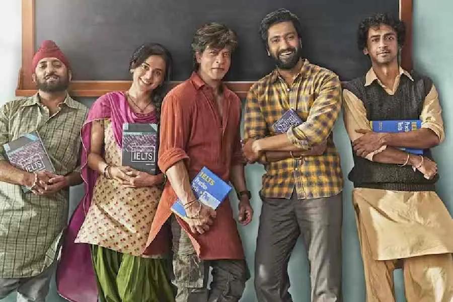 A still from the Bollywood movie 'Dunki'.