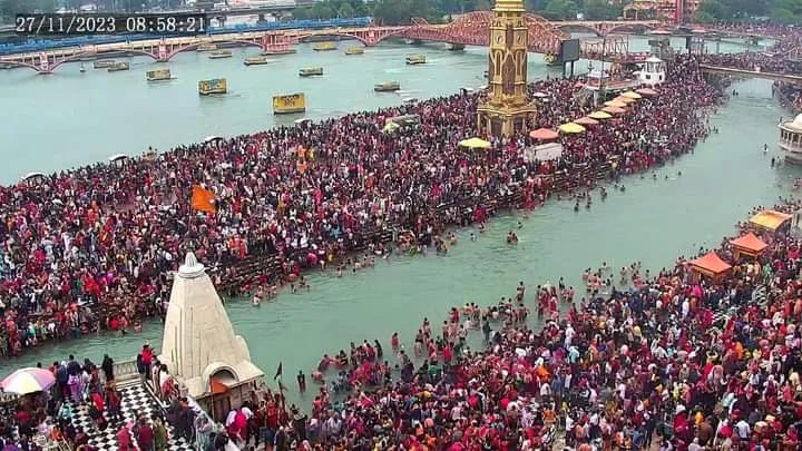 Har Ki Parri Snan on Kartik Purnima 2023