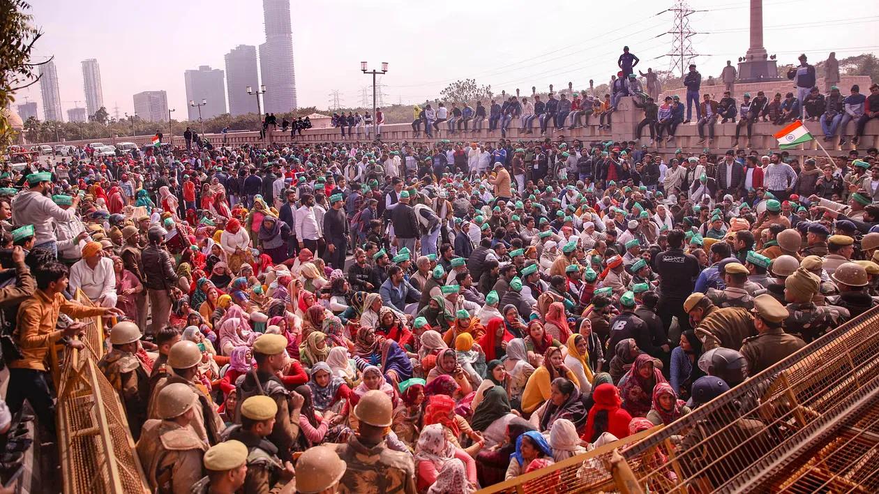 Farmers Protest Noida