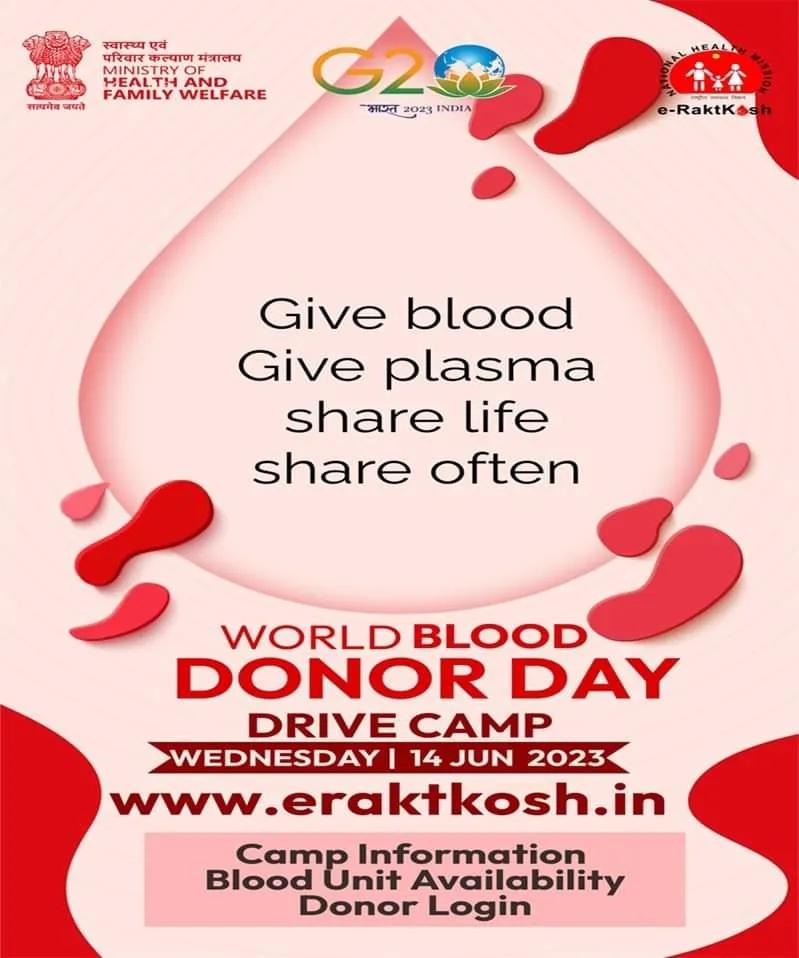 MoS S P Baghel urges citizens to donate blood