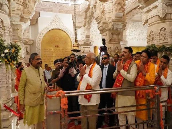 Gujarat CM Bhupendra Patel, cabinet ministers visit Ayodhya's Ram Mandir