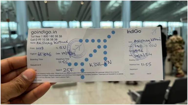 Handwritten boarding passes