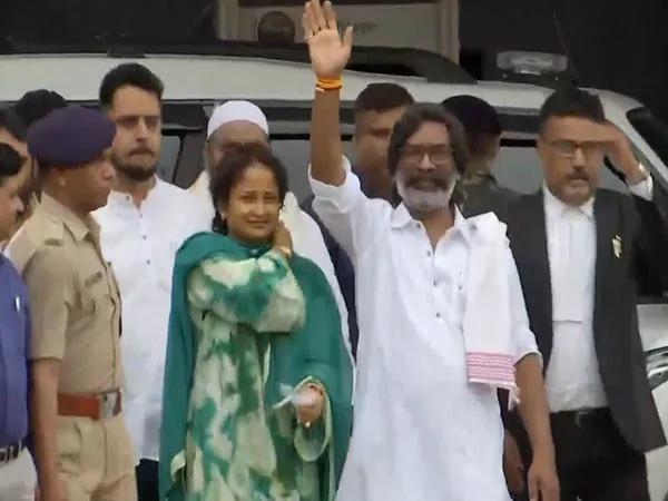 Hemant Soren released from Birsa Munda jail