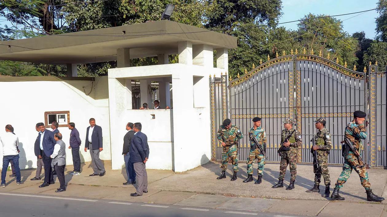 Hemant Soren's residence in Ranchi