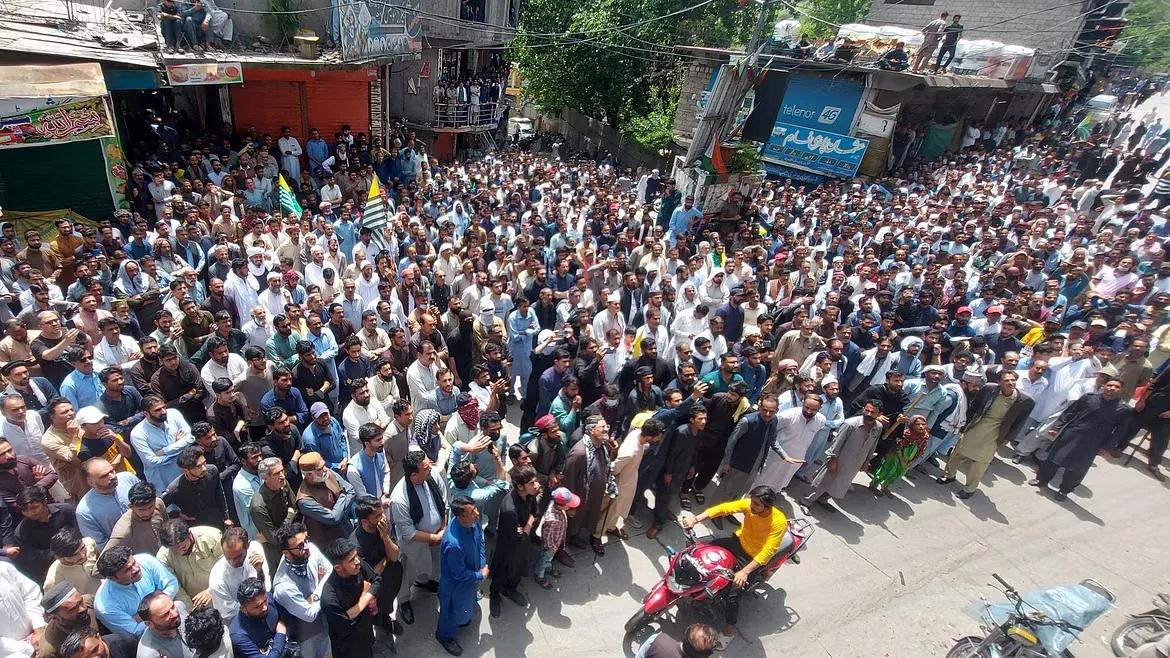 JAAC protest at Muzaffarabad