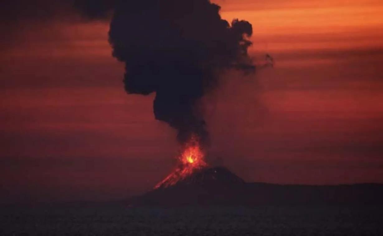 Indonesia's Anak Krakatau volcano