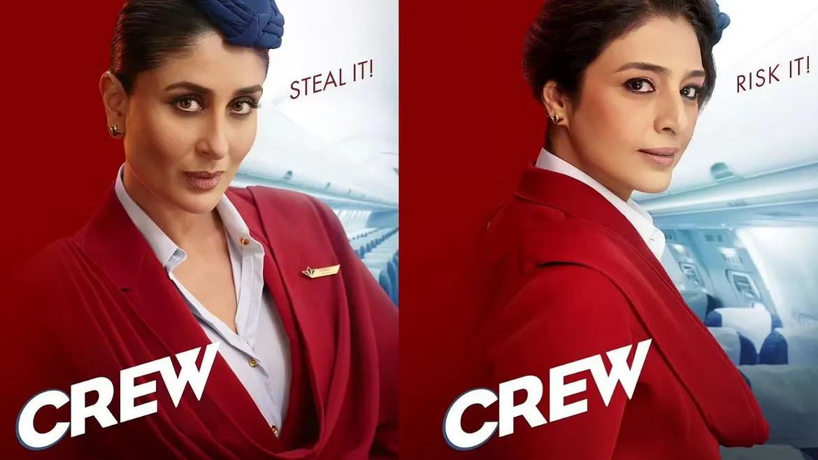 Kareena Kapoor Khan and Tabu in Crew