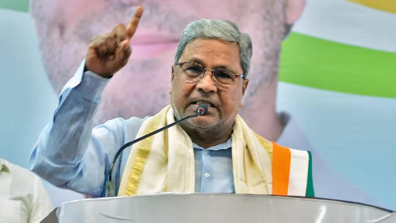Karnataka CM Siddaramaiah