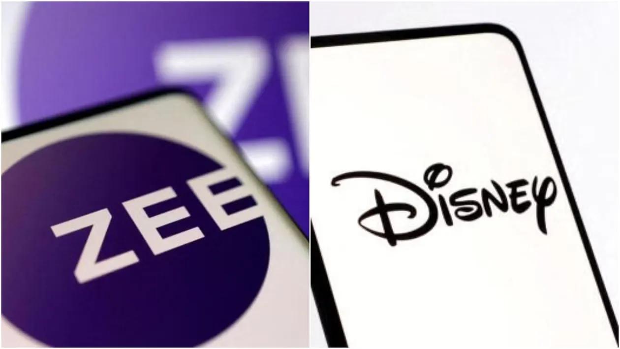 Logos of Zee and Disney