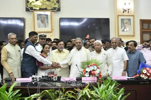 Umashree, Seetharam, Sudham Das take oath as MLCs in Karnataka