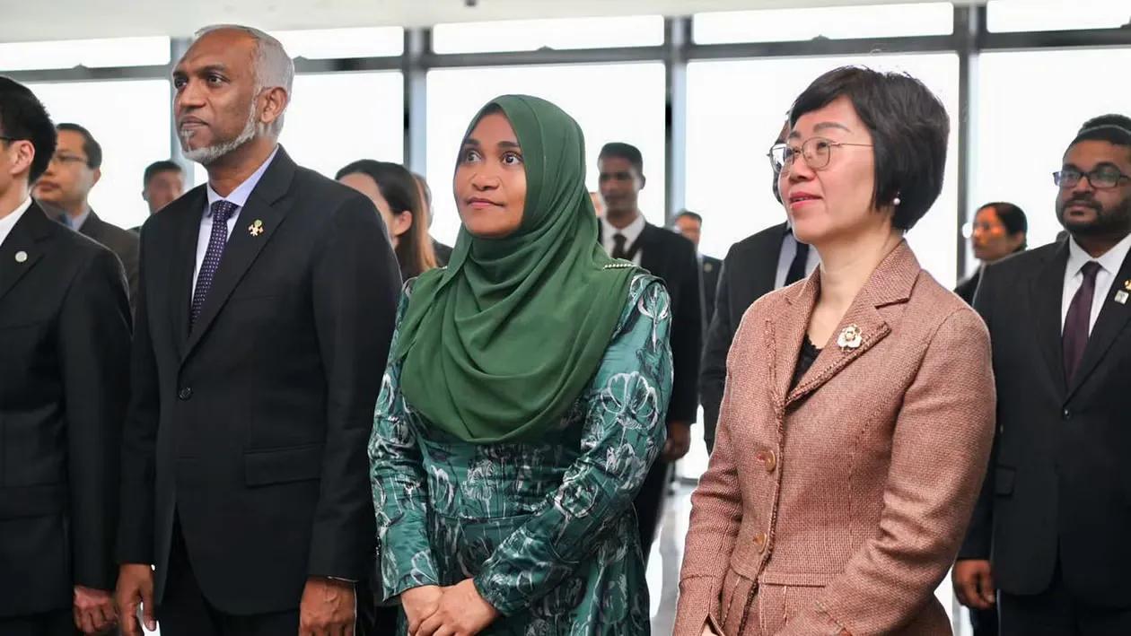 Maldives President Mohamed Muizzu in China