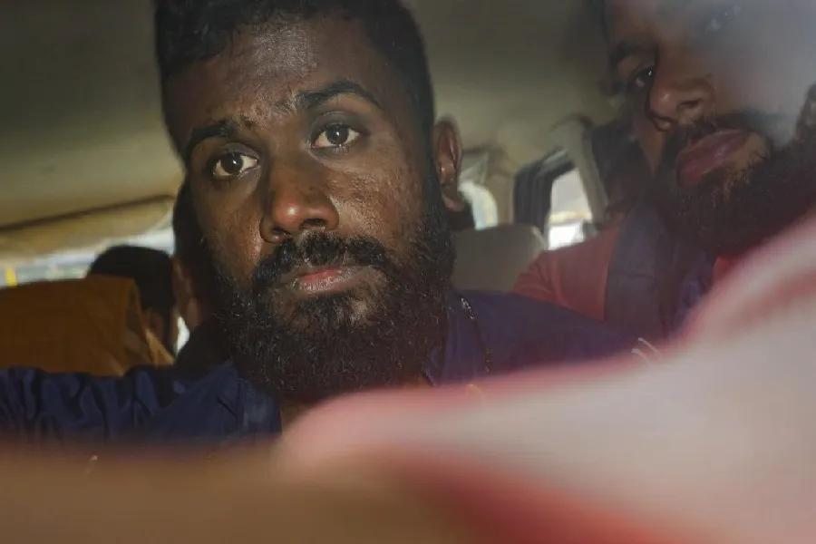 Parliament security breach case accused Manoranjan D was produced at the Patiala House Court, in New Delhi