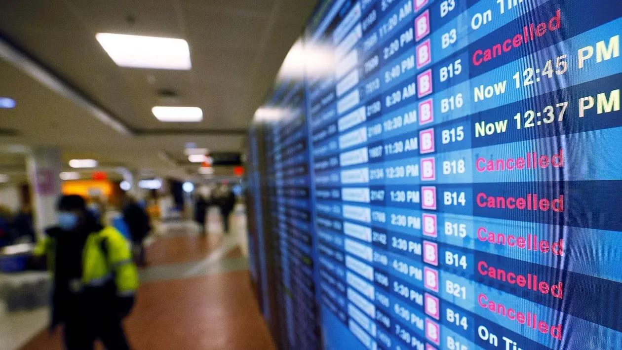 More than 1000 US flights were cancelled