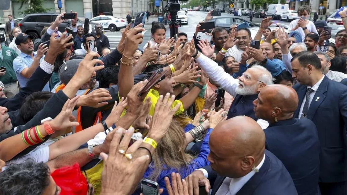 Narendra Modi with American Fans