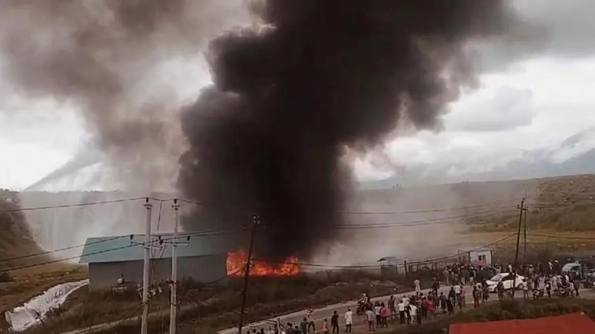 Nepal plane crash aftermath in Kathmandu