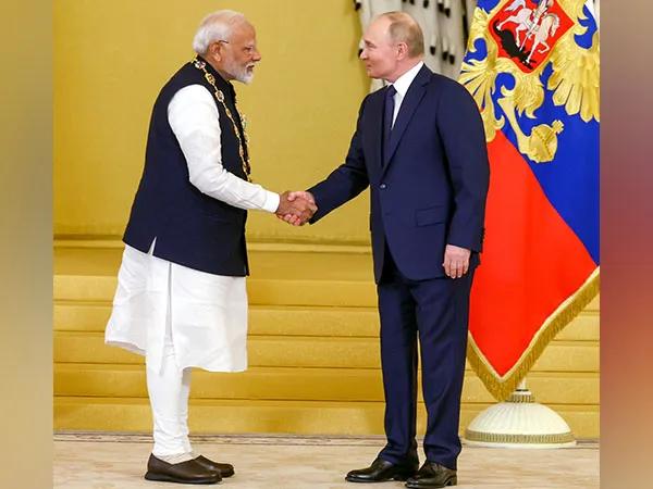 PM Modi with Russian President Vladimir Putin