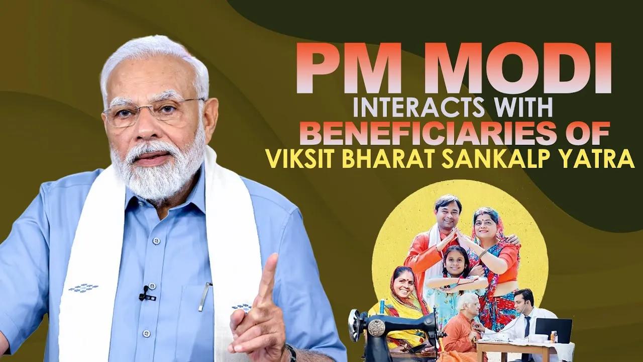 Narendra Modi Viksit Bharat Sankalp Yatra Poster