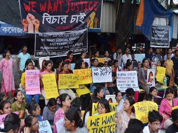 Protest at RG Kar Medical College