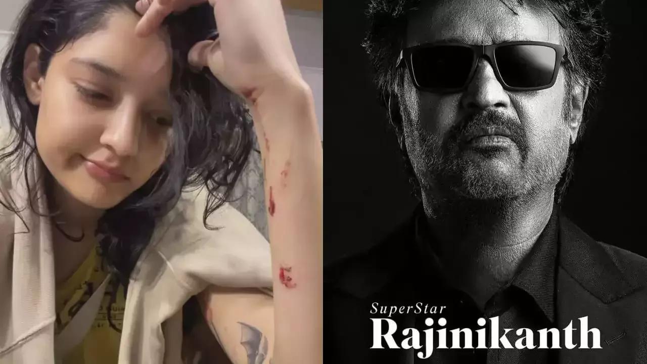 Ritika Singh and Rajinikanth in Thalaivar Movie