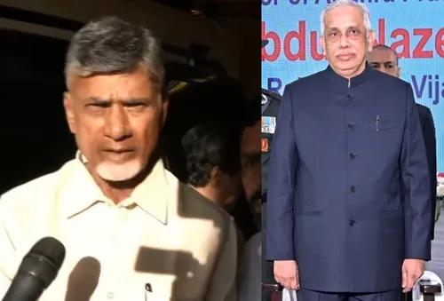 TDP complains to Andhra Governor against Chandrababu's arrest