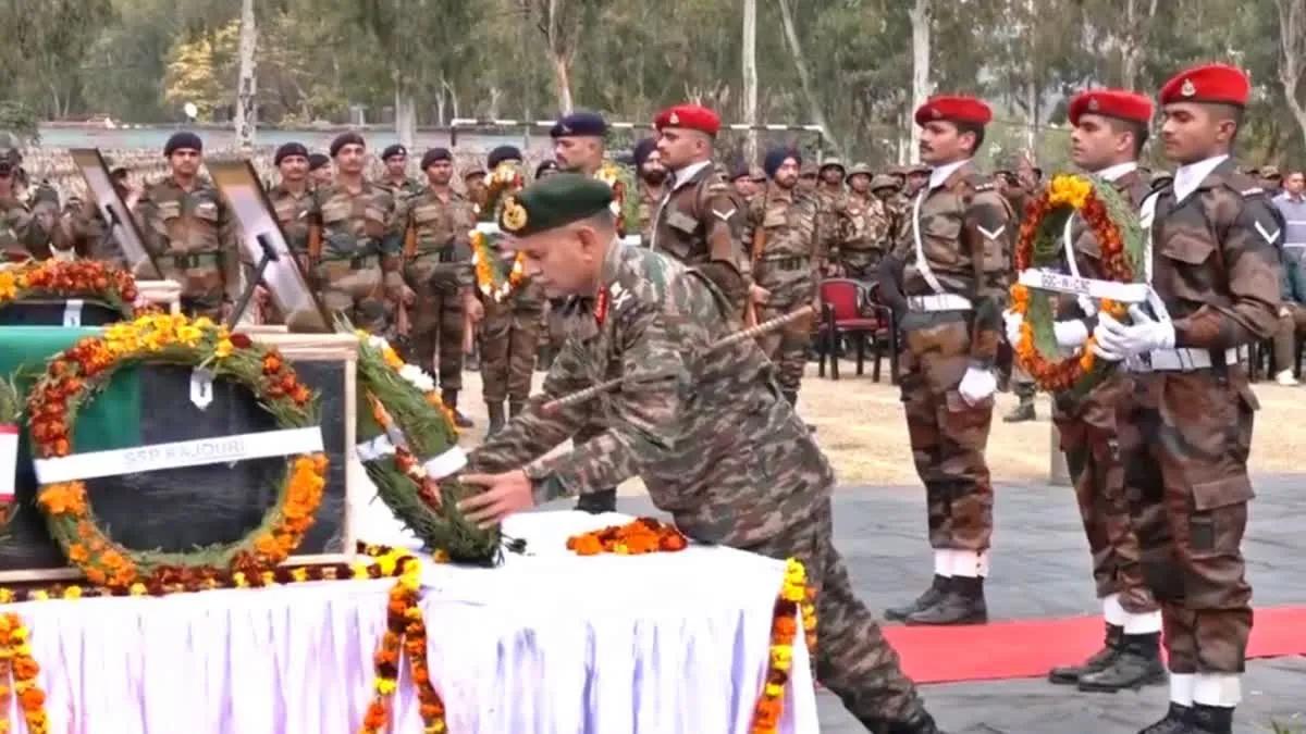 Army pays tributes to Rajouri Honors Fallen Soldiers