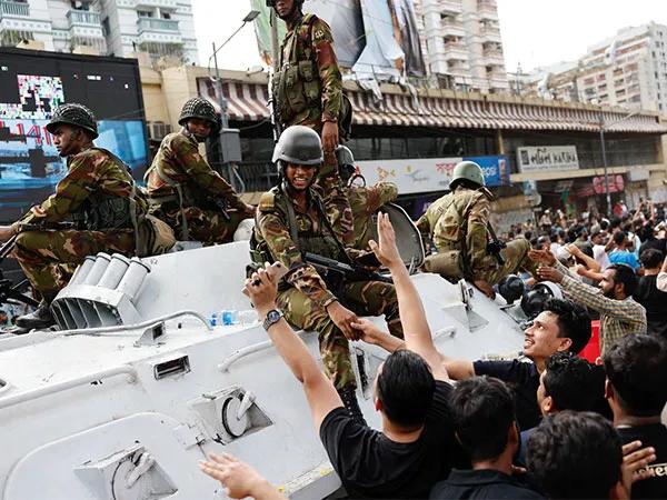 Visuals from Bangladesh after Sheikh Hasina's resignation