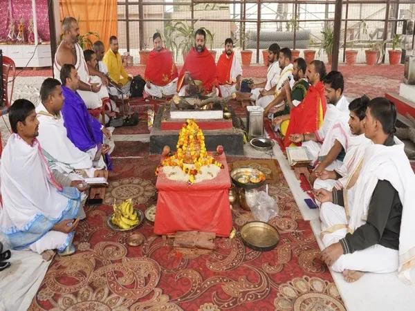 Yagya of four Vedas at the Shri Ram Janmabhoomi Temple