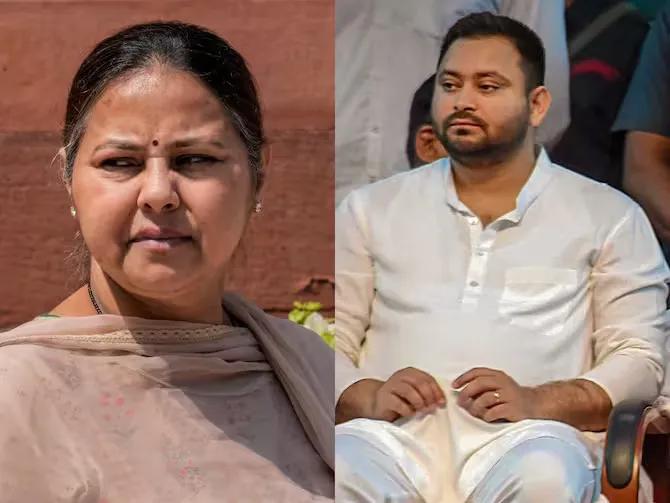 Land-for-jobs'scam': CBI questions Bihar Deputy CM Tejashwi, ED questions sister Misa