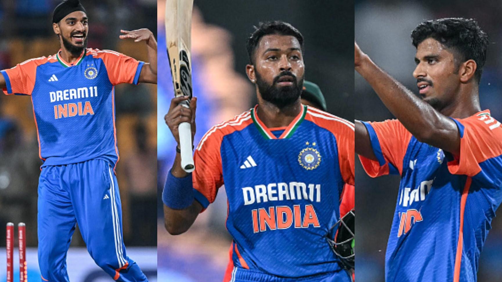 Hardik Pandya, Arshdeep Singh, Washington Sundar