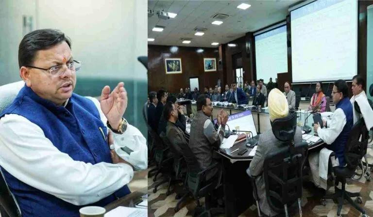 CM Dhami Reviews Revenue Receipts