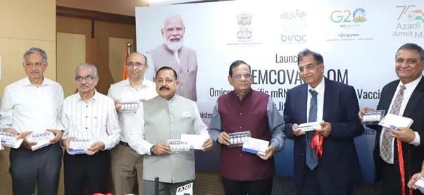 Dr Jitendra Launches The GEMCOVAC®—OM