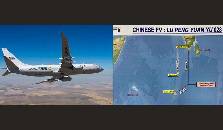 Chinese fishing vessel sinks in Indian Ocean; India Navy deploys P8I aircraft to help search operation