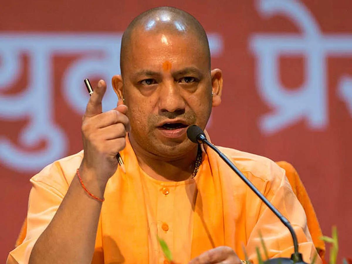 Uttar Pradesh Chief Minister Yogi Adityanath during Janata Darshan programme