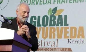 Professor Thomas Rampp at Global Ayurveda Festival
