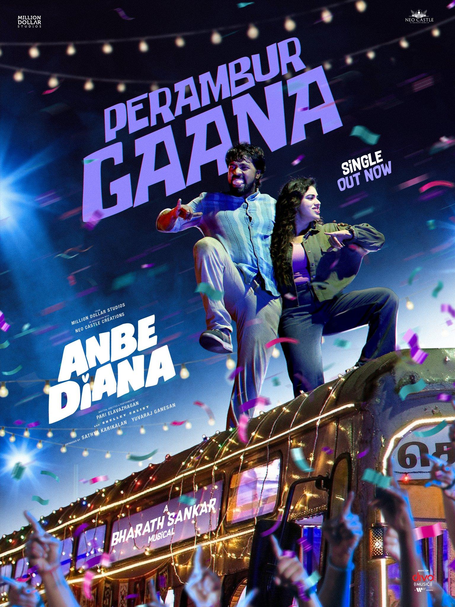 'Perambur Gaana' from Pari Elavazhagan-starrer 'Anbe Diana' released
