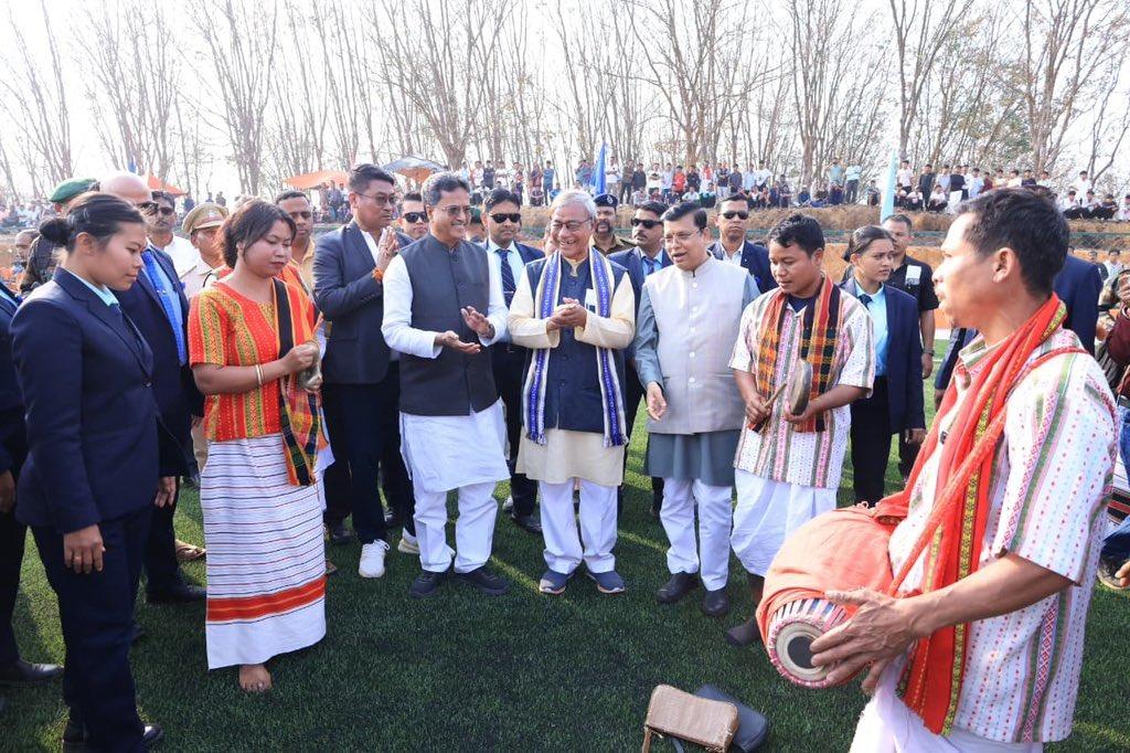 BJP govt believes in execution, not just promises; development reaching every corner of Tripura : CM Saha